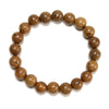 Natural African Senna Siamea Wood Round Bracelet 6MM 8MM 10MM 12MM 7.5 inch Strand (S61)