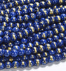 Blue Gold Mashan Jade Gemstone Round 4MM 6MM 8MM 10MM Loose Beads (D572)