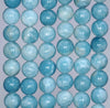 12mm Larimar Quartz Gemstone Grade AAA Sky Blue Round Loose Beads 15.5 inch Full Strand (80005582-921)