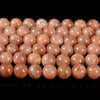 Natural Sunstone Gemstone Grade AA Round 6MM 8MM 10MM Loose Beads (D601)