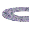 Purple Green Jade Gemstone Round 4MM Loose Beads 14.5 inch Full Strand (80020081-D617)