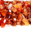 Natural Carnelian Agate Gemstone Stick Pebble Chip 14-26MM Loose Beads (D715)