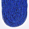 Natural Lapis Lazuli Gemstone Grade AAA Micro Faceted Round 3MM Loose Beads 15 inch Full Strand (80020505-P114)