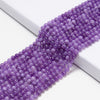 Amethyst Purple Jade Gemstone Round 6MM Loose Beads 14.5 inch Full Strand (80020212-D627)