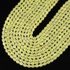 Natural Lemon Jade Gemstone Micro Faceted Oval 8X6MM Loose Beads 7.5 inch Half Strand (80021464-D717)