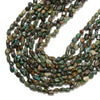 100% Genuine Natural Green Turquoise Gemstone Pebble Nugget Chip 5-7MM Loose Beads (D610)