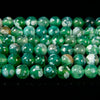 Green Fire Agate Gemstone Round 6MM 8MM 10MM 12MM Loose Beads (D703)