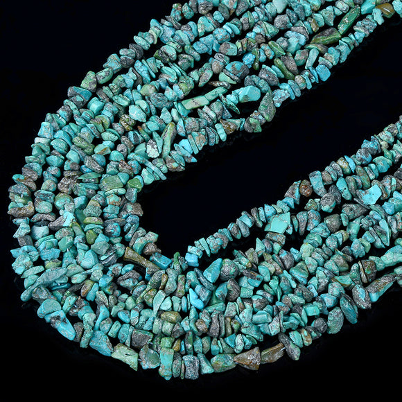 100% Genuine Natural Turquoise Rough Blue Gemstone Pebble Nugget Chip 4-5MM 4-6MM 5-8MM 10-17MM Loose Beads (D428)