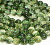 6mm Crystal Quartz Gemstone Phantom Green Grade AAA Round Loose Beads 15 inch Full Strand (80006882-A227)