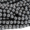 Magnetic Hematite Gemstone Round 8MM Loose Beads 15 inch Full Strand (80018847-D509)