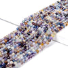 Natural Rainbow Fluorite Gemstone Grade AA 4MM Micro Faceted Round Loose Beads 15 inch Full Strand (80018253-P100)