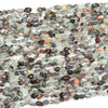 Natural Green Phantom Quartz Gemstone 6-8MM Pebble Nugget Loose Beads (D466)