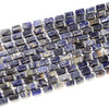 Natural Sodalite Gemstone Faceted Round Tube Hexagon 10X8MM Loose Beads (D724)