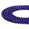 Lapis Blue Jade Gemstone Facetecd Round 8MM Loose Beads (D632)