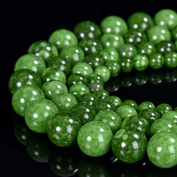 Natural Maw Sit Sit Jade Gemstone Round 6MM 8MM 10MM 12MM Loose Beads 7.5inch Half Strand (D565)