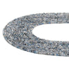 Natural Aquamarine Gemstone Grade AA Faceted Diamond Cut Cube 2MM Loose Beads 15 inch Full Strand (80020694-P119)