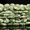 Natural Green Spot Jasper Gemstone Micro Faceted Oval 8X6MM Loose Beads 7.5 inch Half Strand (80021459-D717)