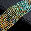 Natural Turqouise Gemstone Grade A Round 2MM Loose Beads 15 inch Full Strand (80020674-P118)