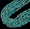 100% Genuine Natural Turquoise Blue Green Gemstone 5-8MM Pebble Nugget Chip Loose Beads (D430)