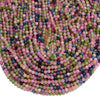 Tourmaline Color Jade Gemstone Round 4MM Loose Beads 14.5 inch Full Strand (80020075-D617)
