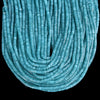 Amazonite Blue Jade Gemstone Heshi Rondelle Slice 4X2MM Loose Beads 14.5 inch Full Strand (80019476-P106)