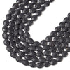Black Lava Gemstone Oval 10X8MM Loose Beads (D648)