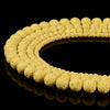 Honey Yellow Lava Gemstone Round 4MM 6MM 8MM 10MM Loose Beads (D638)