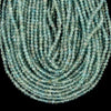 Natural Aqua Apatite Gemstone Grade A Round 3MM 4MM 5MM 6MM Loose Beads (D685)