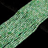 Natural Colombia Emerald Gemstone Grade AAA Micro Faceted Round 4MM Loose Beads 7.5 inch Half Strand (80020686-P119)