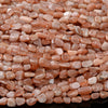 Natural Sunstone Gemstone 4-7MM Pebble Nugget Loose Beads (D414)