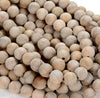 Natural Matte Aromatic Sandalwood Mala Meditation Beads Round 6MM 8MM 10MM 12MM Loose Beads 16 inch BULK LOT (4-W0)
