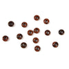 Natural Mahogany Obsidian Gemstone Large Hole Beads Rondelle Donut 14MM BULK LOT 2,6,12,24,50 Beads (80021186-S63)