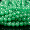 Aventurine Green Color Jade Gemstone Round 8MM Loose Beads 14.5 inch Full Strand (80020088-D618)