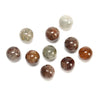 Natural Phantom Quartz Gemstone Round 13MM 14MM 15MM 16MM Loose Beads 6 Beads (D684)