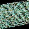 Natural Peruvian Turquoise Gemstone 5-7MM Pebble Nugget Loose Beads (D466)