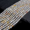 Natural Topaz Gemstone Grade AA Micro Faceted Round 5MM Loose Beads (P115)