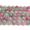 Tourmaline Color Jade Gemstone Round 8MM Loose Beads 14.5 inch Full Strand (80020100-D619)