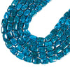 Blue Crinoid Fossil Gemstone Rectangle 18X13MM Loose Beads 7.5 inch Half Strand (80020657-D661)