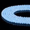 Light Blue Jade Gemstone Round 6MM Loose Beads 14.5 inch Full Strand (80020226-D628)
