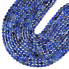 Natural Lapis Lazuli Gemstone Micro Faceted Oval 8X6MM Loose Beads 7.5 inch Half Strand (80021467-D717)