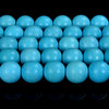 Blue Turquoise Gemstone Round 13-14MM Loose Beads (D550)