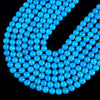 Blue Turquoise Gemstone Round 4MM 6MM 8MM 10MM Loose Beads (D705)