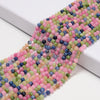 Tourmaline Color Jade Gemstone Round 4MM Loose Beads 14.5 inch Full Strand (80020075-D617)