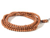 Fragrant Australia Sandalwood Prayer Buddha Mala Meditation Round 4MM Loose Beads 33 inch  (80020472-781)
