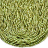 Natural Peridot Gemstone Grade AA Micro Faceted Round 2MM Loose Beads 15 inch Full Strand (80018522-P102)