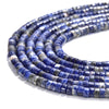 Natural Sodalite Gemstone Heshi Rondelle Slice 4X2MM Loose Beads 14.5 inch Full Strand (80019470-P105)