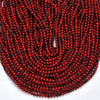 Red Turquoise Gemstone Round 4MM Loose Beads 15.5 inch Full Strand (80019211-P103)