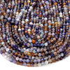 Natural Rainbow Fluorite Gemstone Grade AA 6MM Micro Faceted Round Loose Beads 15 inch Full Strand (80018254-P100)