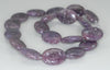 20X15mm Purple Lepidolite Gemstone Grade AA Oval Loose Beads 15.5 inch Full Strand (90188247-662)