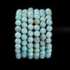 Terra Agate Gemstone Round Bracelet 6MM 8MM 7.5 inch Strand (S56)